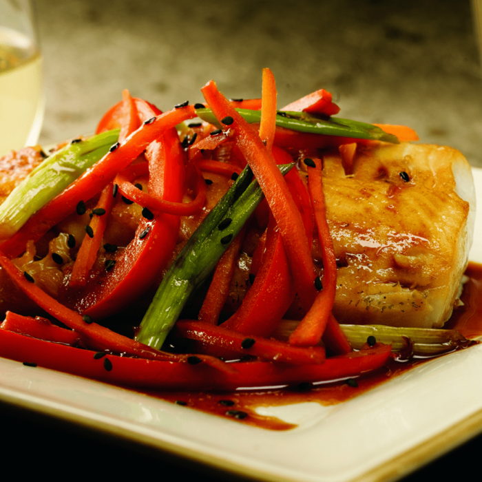 A combo pack of fresh Halibut and Black Cod, Sablefish