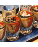 A set of 20 oyster shooters.