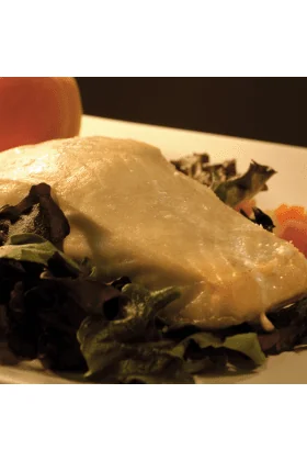 Fresh, raw Ivory King Salmon fillets displayed on a clean surface.